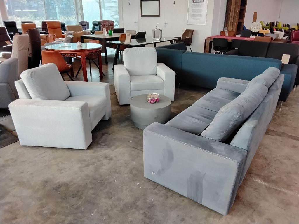 HimollA bank en 2 stoelen VERKOCHT! Second Life Wolvega, Ophalen, Overige materialen, 75 tot 100 cm, Zo goed als nieuw