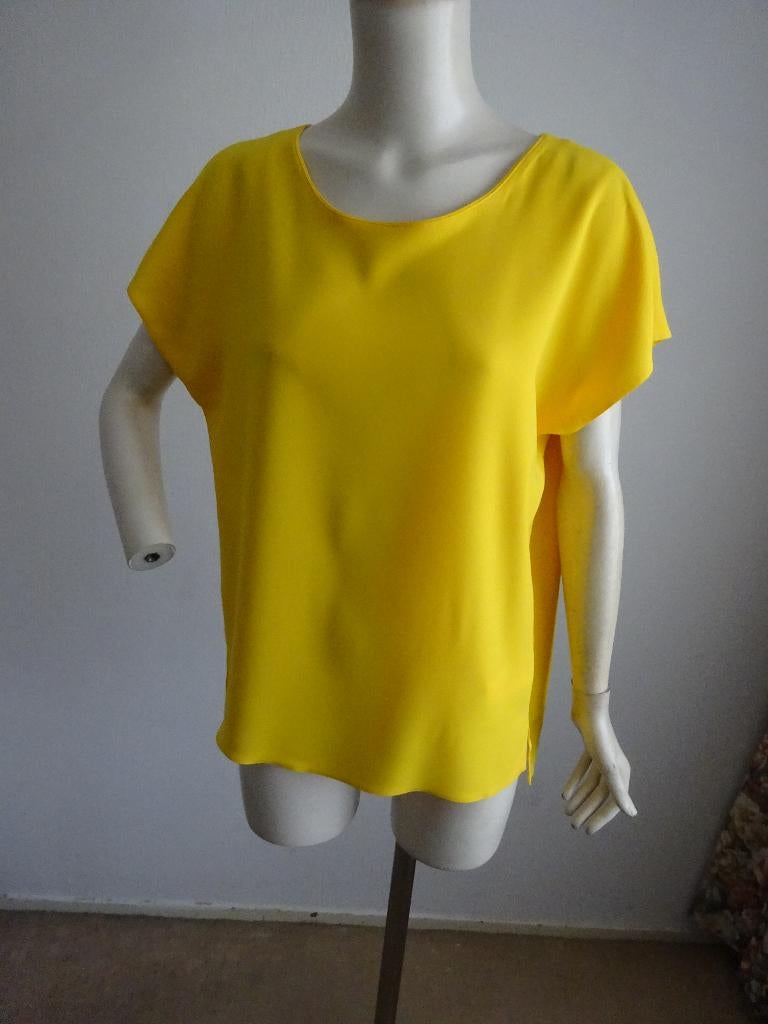 Vanilia top mt 42 **Nieuw**, Kleding | Dames, Tops, Verzenden, Vanilia, Geel, Maat 42/44 (L)