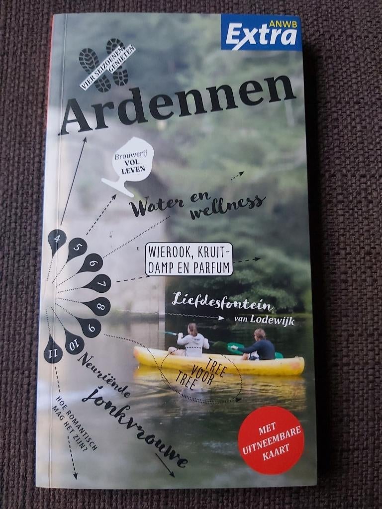 ANWB reisgids - Ardennen + handige uitneembare kaart, Gelezen, Ophalen of Verzenden, Reisgids of -boek, ANWB