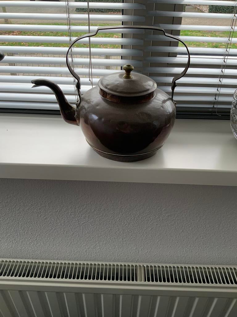 Antieke koperen ketel, Antiek en Kunst, Antiek | Koper en Brons, Ophalen of Verzenden