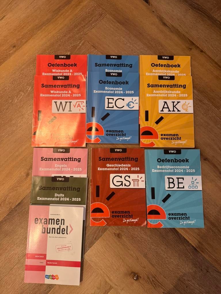 Vwo examenbundels samenvatting oefenboek, Ophalen of Verzenden, Zo goed als nieuw, VWO, Overige vakken