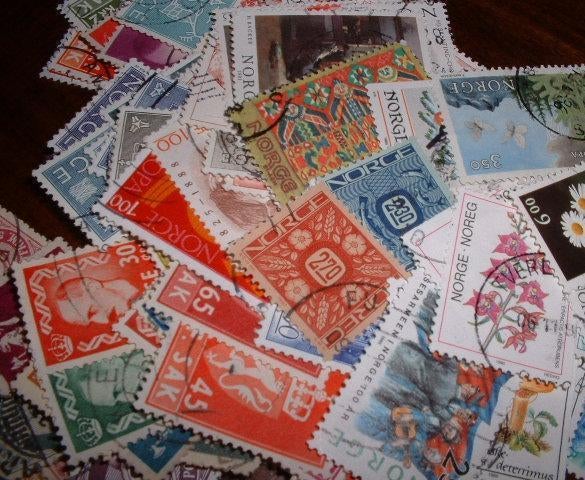 Noorwegen 150 Postzegels, Postzegels en Munten, Postzegels | Europa | Scandinavië, Ophalen of Verzenden, Noorwegen, Gestempeld