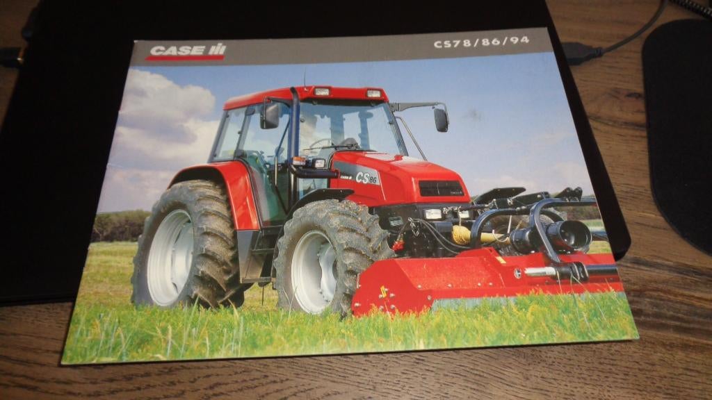Folder CASE IH  modellen  CS78 / 86 / 94, Boeken, Verzenden, Zo goed als nieuw, Overige merken