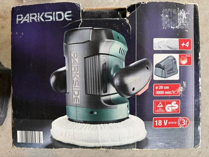 Parkside Accu Polijstmachine 18V - Zo goed als nieuw, Ophalen, Zo goed als nieuw, Minder dan 600 watt, Overige typen