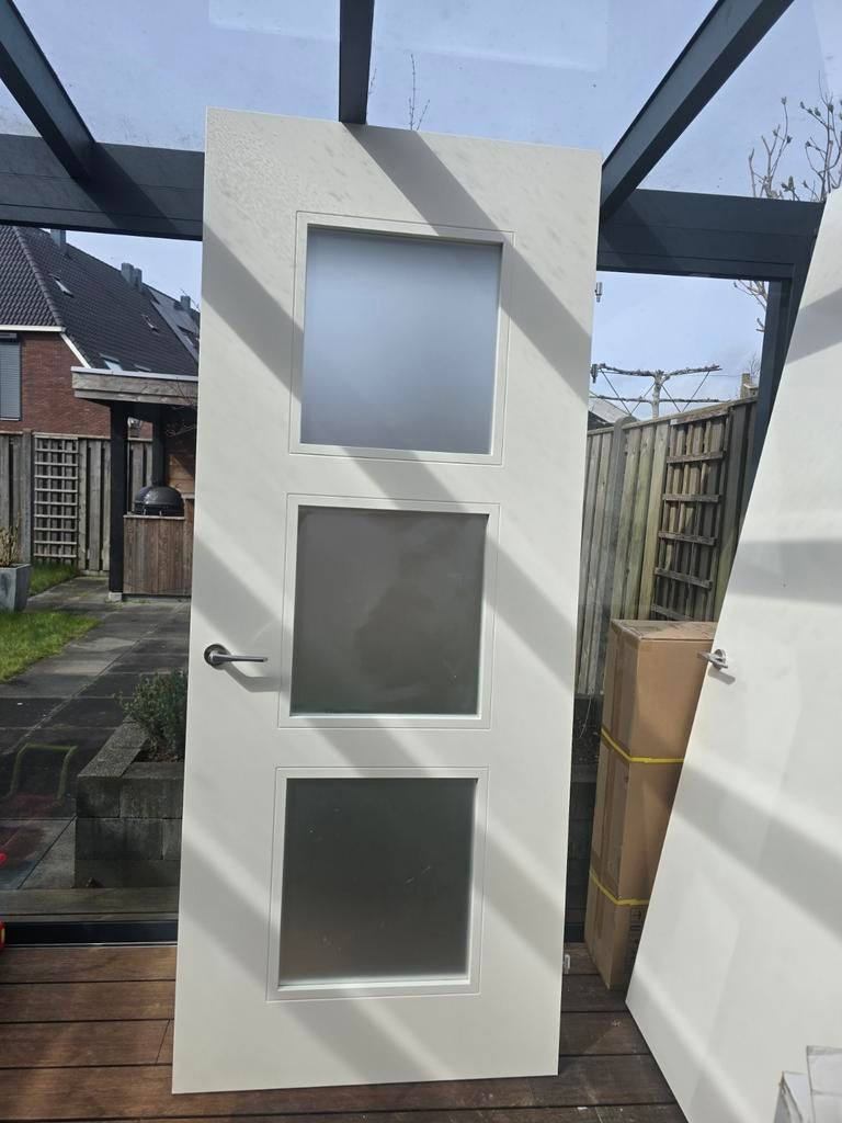 Svedex Arne & Bodil opdekdeur met glas, Ophalen, Glas, Binnendeur, 215 cm of meer