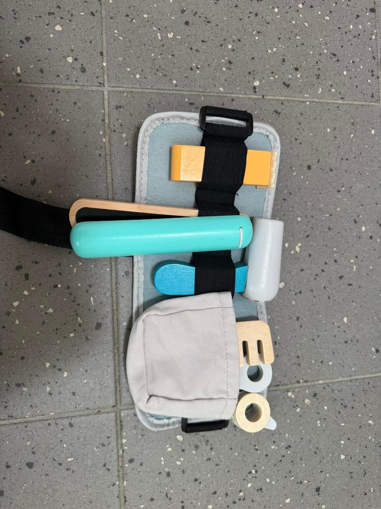 Houten kinder kapperset met draagriem, Ophalen of Verzenden, Zo goed als nieuw, Overige typen