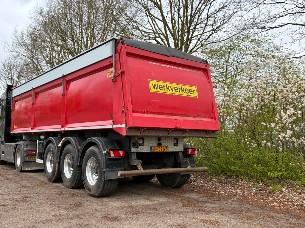 Ajk kippertrailer, Auto's, Particulier, Aanhangers en Opleggers, Rood, Te koop