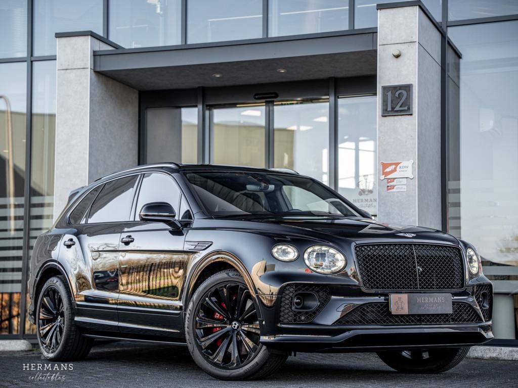 Bentley Bentayga 3.0 V6 Hybrid / Carbon / Blackline / HUD /, Auto's, Gebruikt, 2995 cc, 462 pk, Zwart