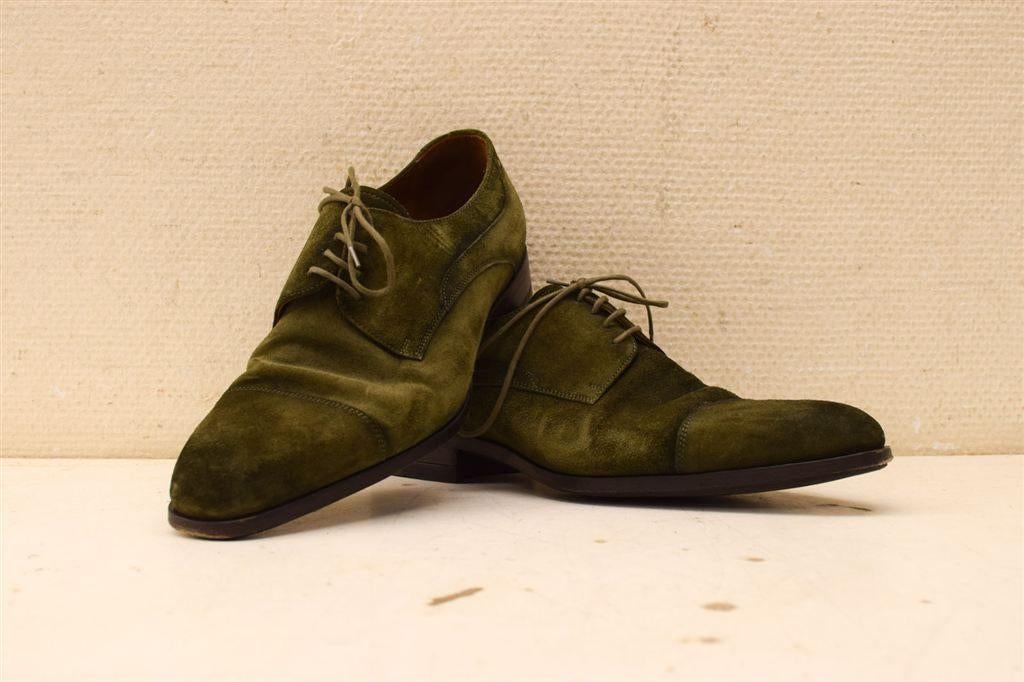 Suede heren schoenen 46723