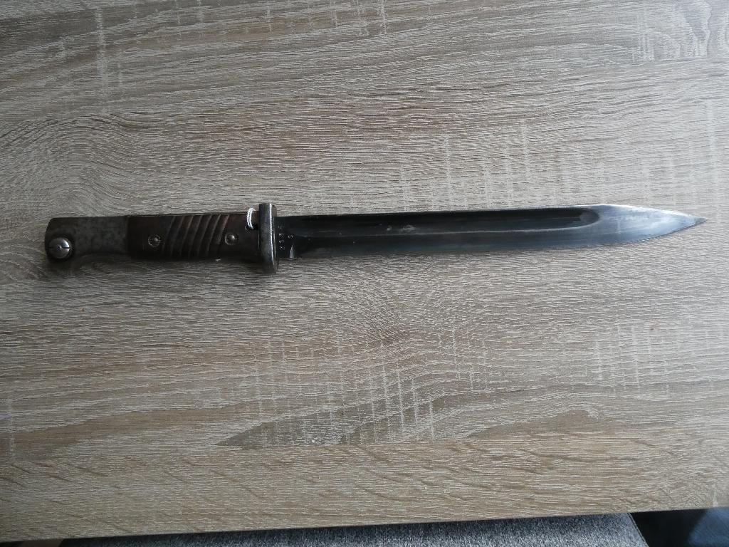 Duitse 98K bajonet, Ophalen of Verzenden, Landmacht, Duitsland, Mes of Dolk