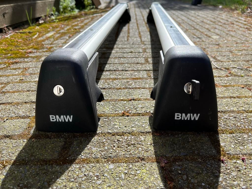 Originele BMW 3 serie E91 dakdragers, Auto diversen, Dakdragers, Gebruikt, Ophalen