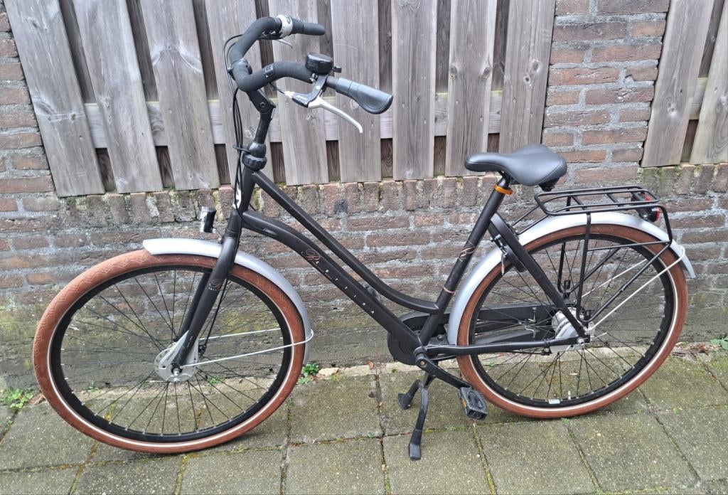 Nette matzwarte CORTINA ROOTS met 7 versnellingen, Fietsen en Brommers, Fietsen | Dames | Damesfietsen, Versnellingen, 56 cm of meer