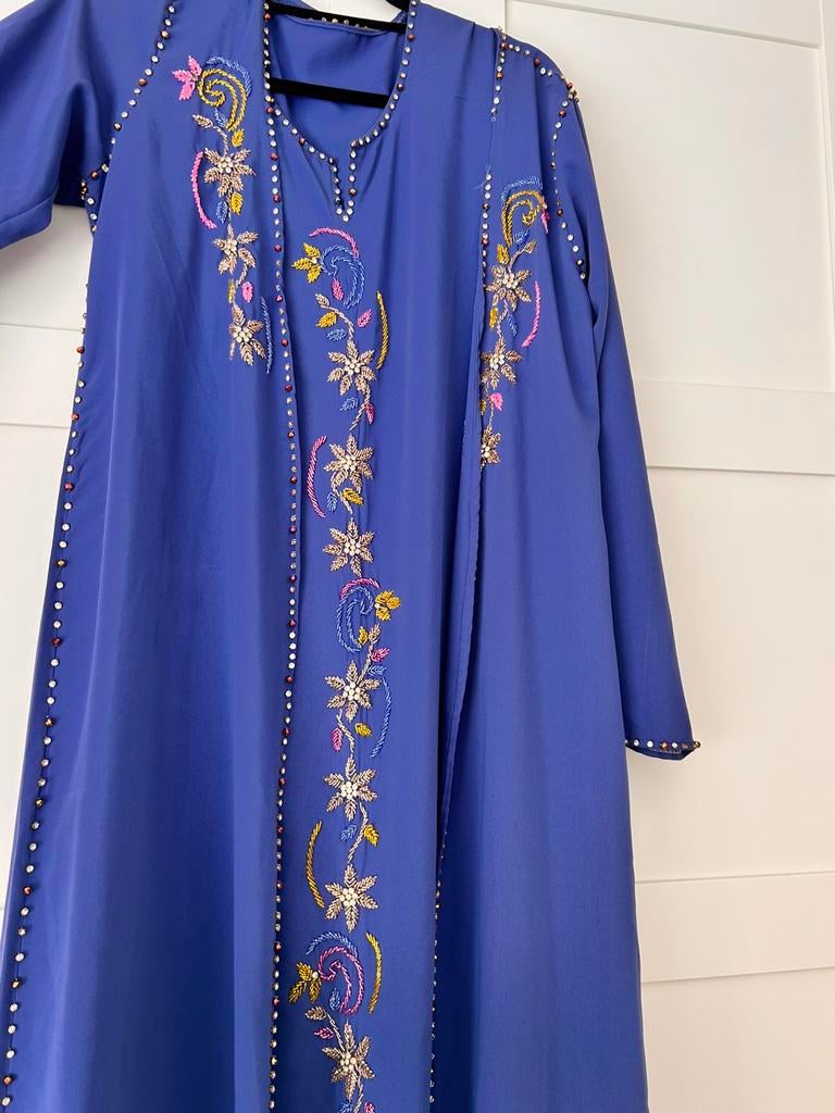 Luxe kaftan caftan abaya 2 delig maat L #Eid, Ophalen of Verzenden, Zo goed als nieuw, Maat 38/40 (M), Overige typen