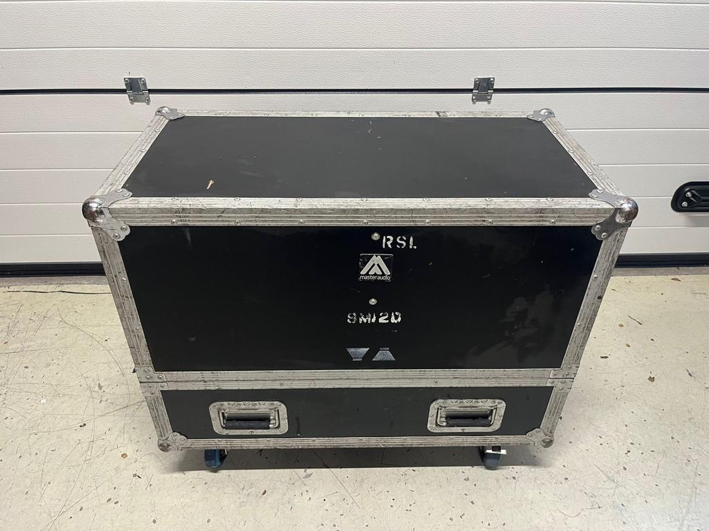 Flightcase voor 2 Master Audio SM12D speakers, Ophalen, Gebruikt, Speaker of Versterker, Flightcase