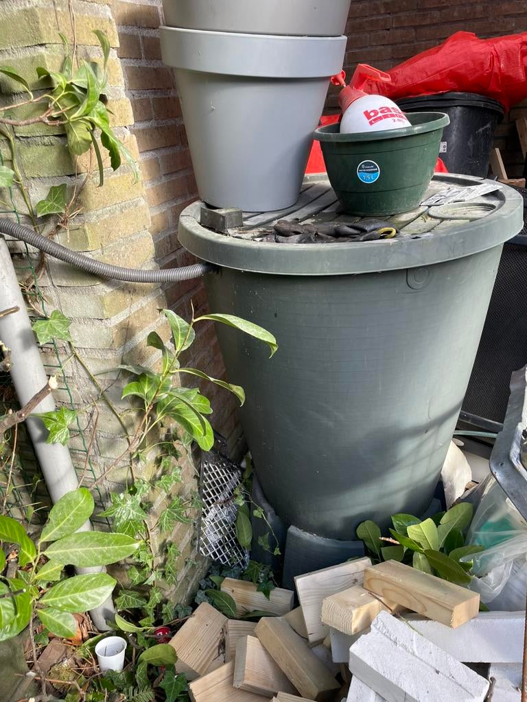 Waterton / regenton, Tuin en Terras, Regentonnen, 150 liter of meer, Ophalen, Gebruikt, Kunststof