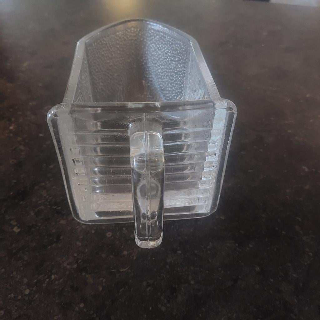 Oude glazen schep voor kruidenrek, Antiek en Kunst, Ophalen of Verzenden