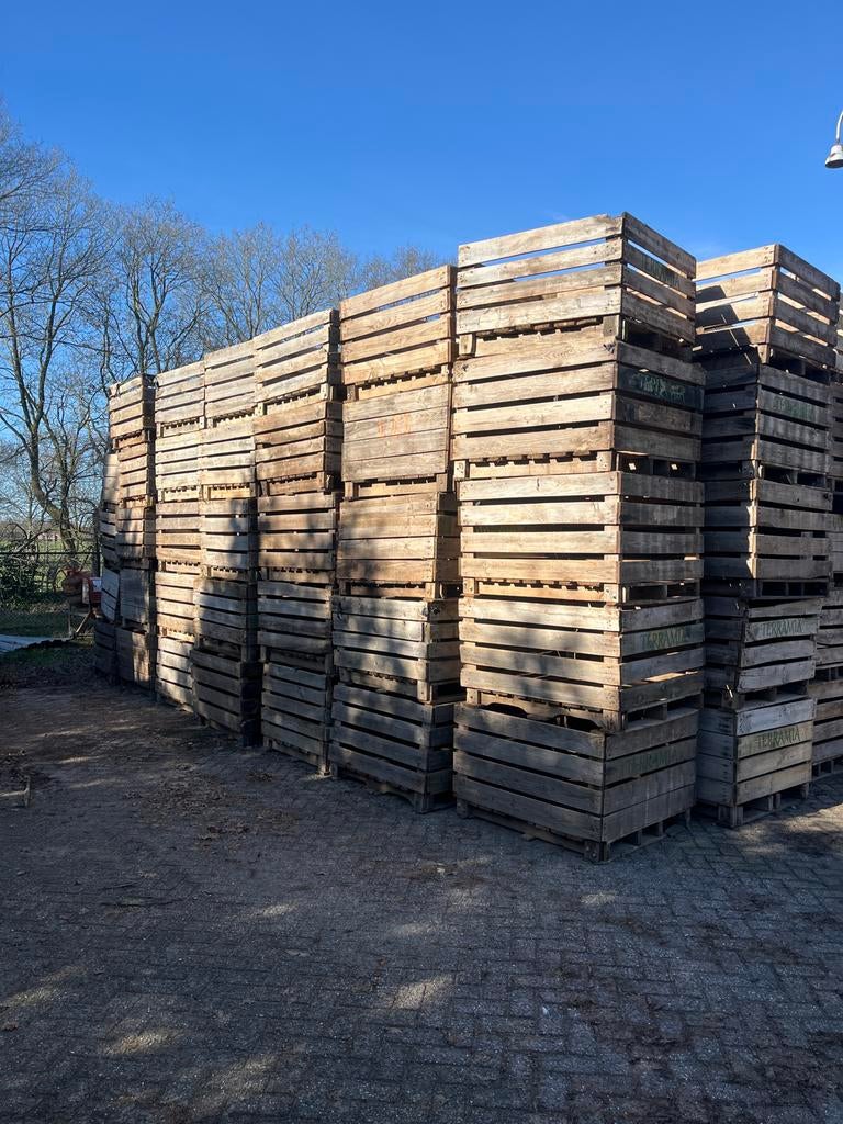 Houten Kisten - Kuubskisten palletbox haardhout krat houten, Ophalen