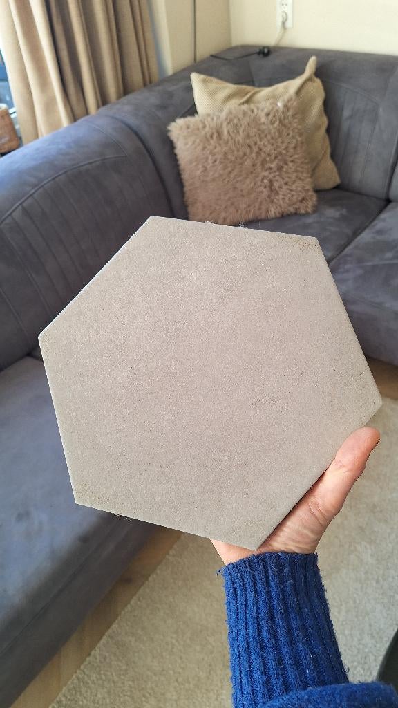 Tegels hexagon, Ophalen, 60 cm of meer, Nieuw, 10 m² of meer