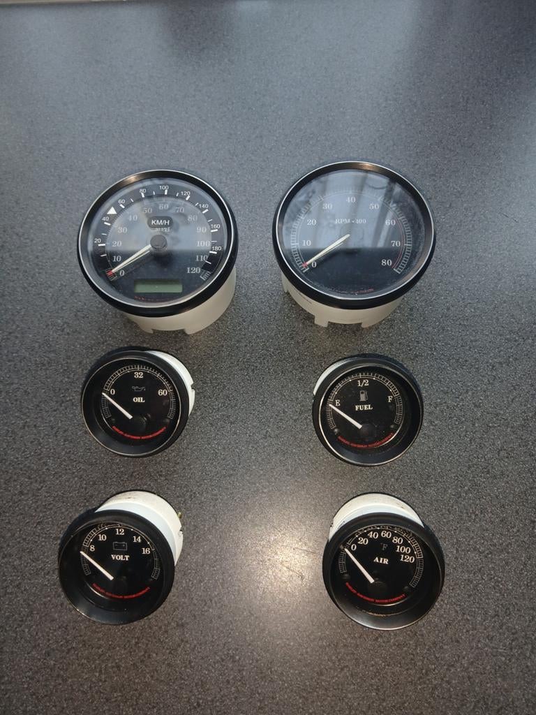 Complete set Harley-Davidson tellers, Motoren, Ophalen