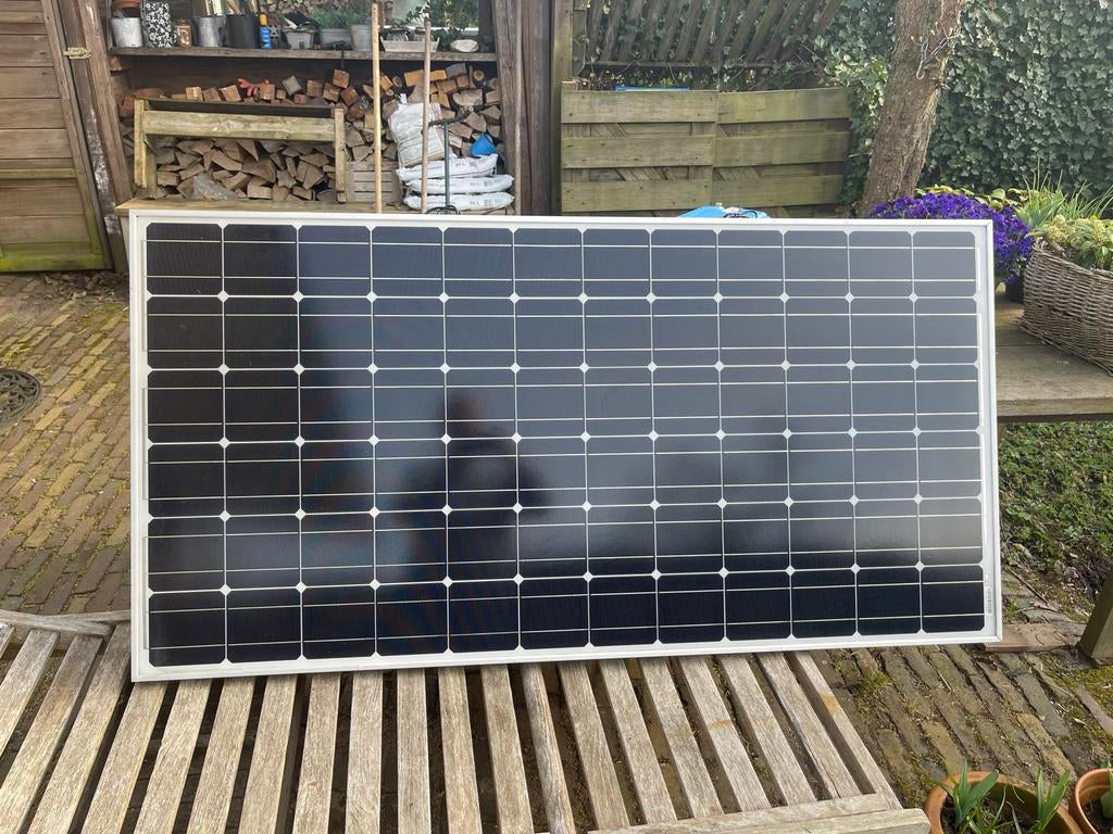 Off-Grid Zonnepaneel Set 200W voor Camper, Caravan, Tuinhuis, Ophalen, Zo goed als nieuw, Compleet systeem, 200 wattpiek of meer