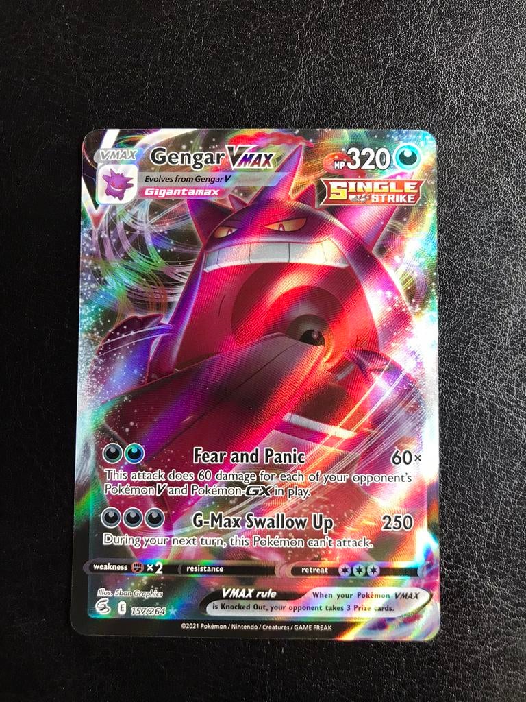 Gengar Vmax - Fusion Strike, Ophalen of Verzenden, Zo goed als nieuw
