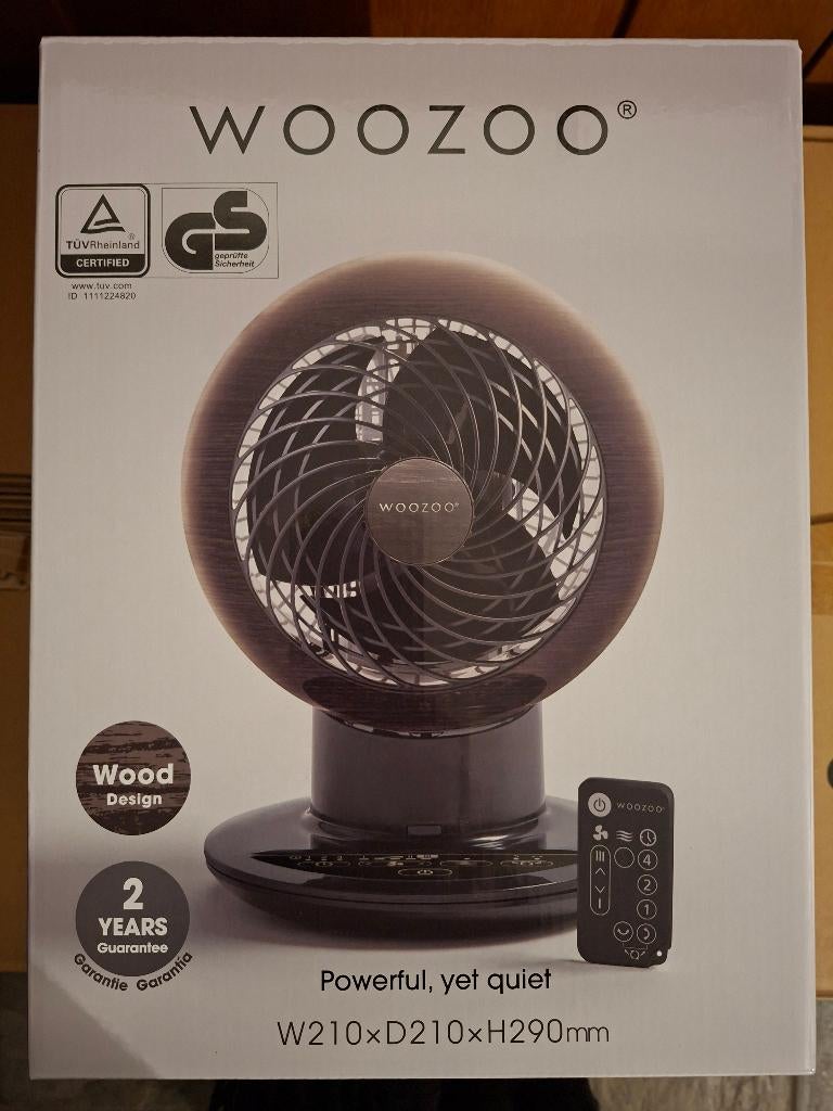 NIEUW luxe Iris Woozo circulator fan met afstandsbediening, Witgoed en Apparatuur, Ventilatoren, Ophalen of Verzenden, Ventilator met afstandsbediening