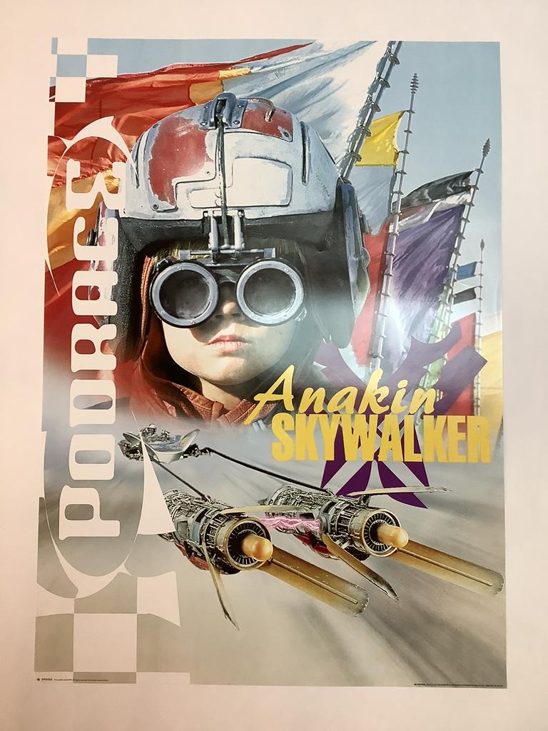 STAR WARS   FILMPOSTER   64-90 cm, Ophalen of Verzenden, Zo goed als nieuw, Boek of Poster