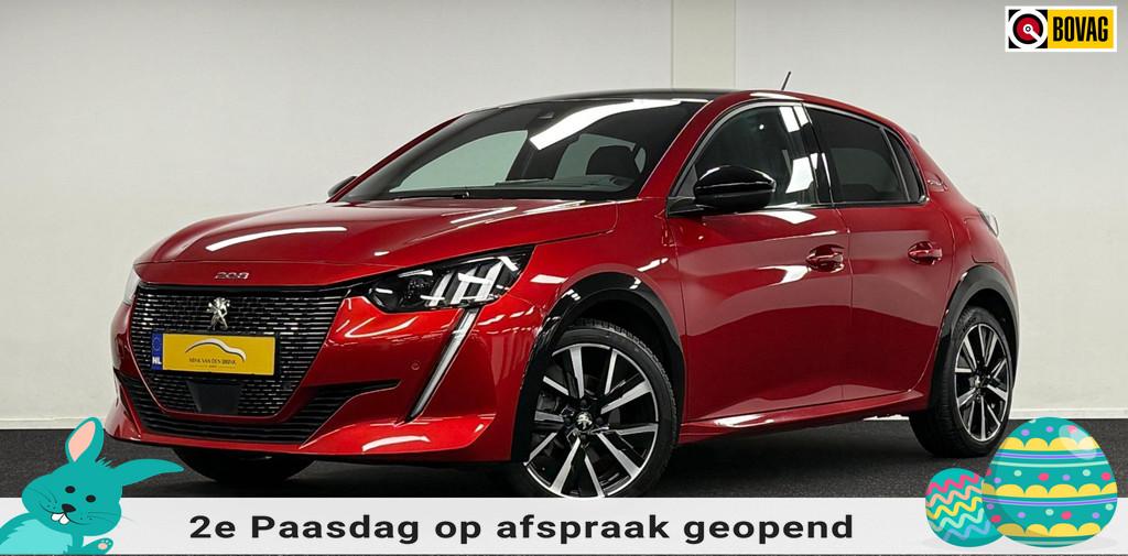 Peugeot 208 1.2 PureTech GT-Line*DealerOh*NieuweDbriem*Navi*, Voorwielaandrijving, 101 pk, Gebruikt, Zwart