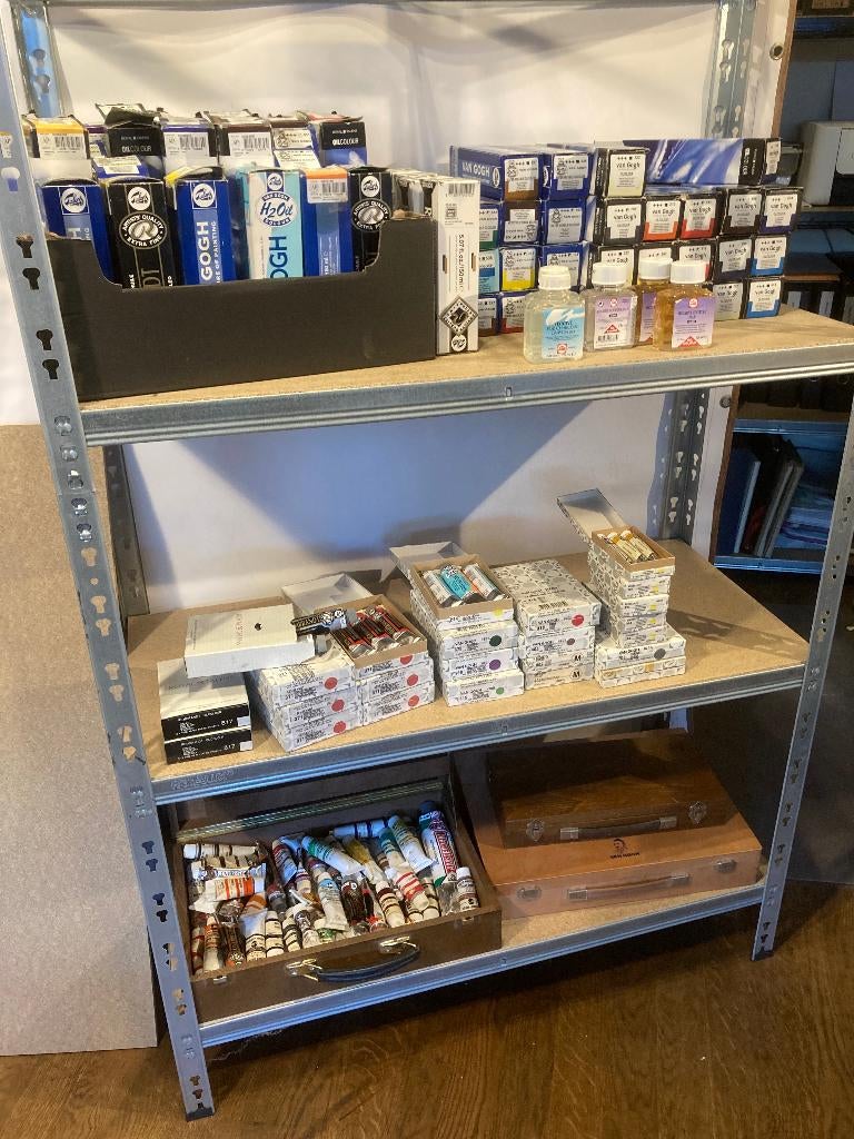 olieverf tubes, Hobby en Vrije tijd, Ophalen, Zo goed als nieuw, Olieverf