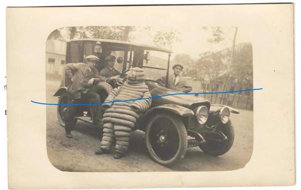 Enkhuizen-84   Michelin mannetje, Verzenden, 1920 tot 1940, Ongelopen, Noord-Holland