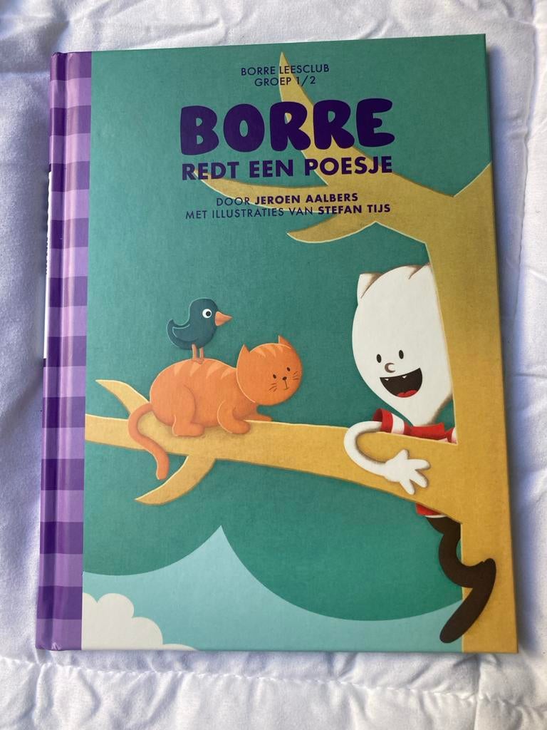 Borre Redt Een Poesje - Jeroen Aalbers (Borre Leesclub), Ophalen of Verzenden, Zo goed als nieuw, Fictie algemeen