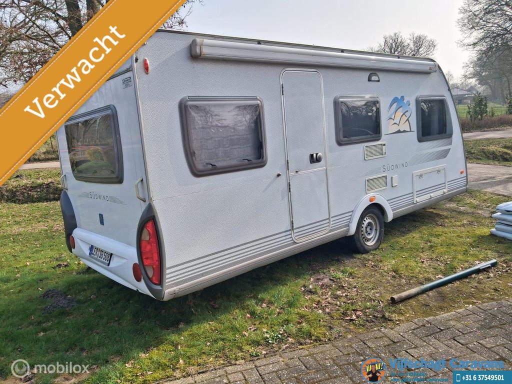 Knaus Sudwind 500 EU incl voortent en luifel, Caravans en Kamperen, Bedrijf, Knaus