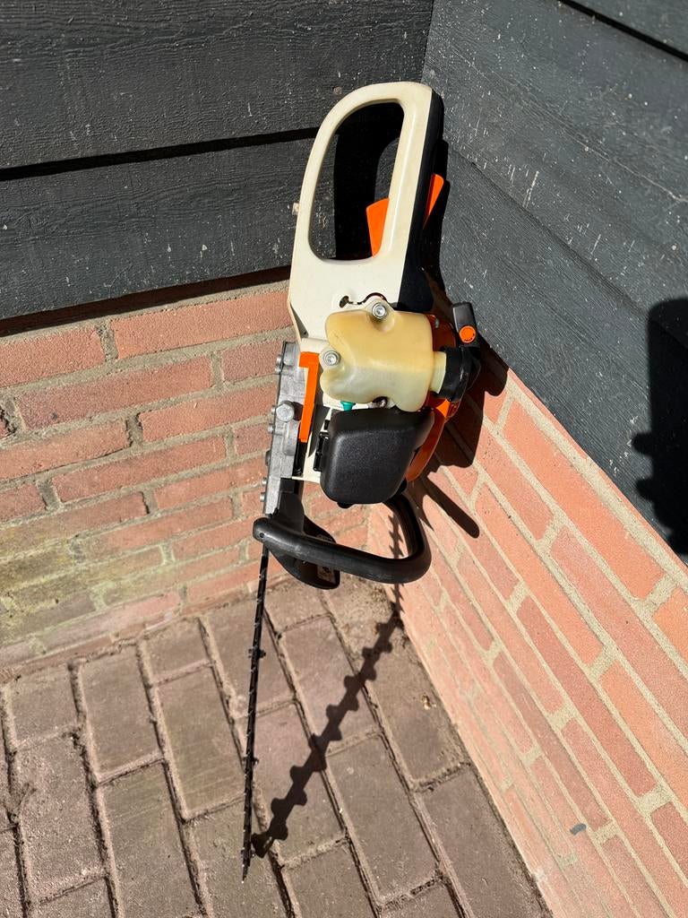 Stihl hs45 heggeschaar, Tuin en Terras, Heggenscharen, Ophalen, Zo goed als nieuw, Benzine