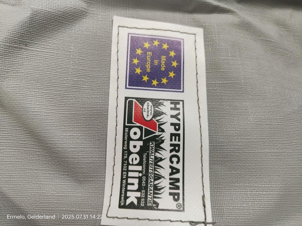 Voortent camper, Ophalen