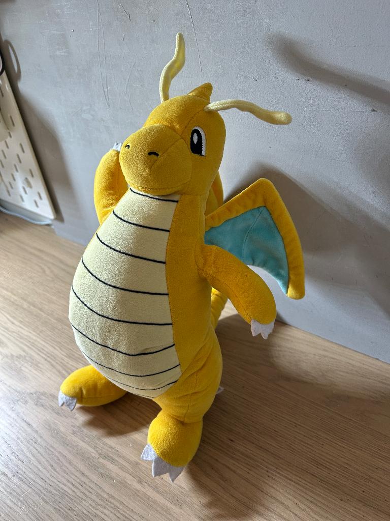 Pokemon Knuffel Dragonite, Ophalen of Verzenden, Zo goed als nieuw, Overige typen