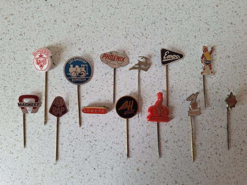 Fiets speldjes, Verzamelen, Ophalen of Verzenden, Gebruikt, Overige onderwerpen