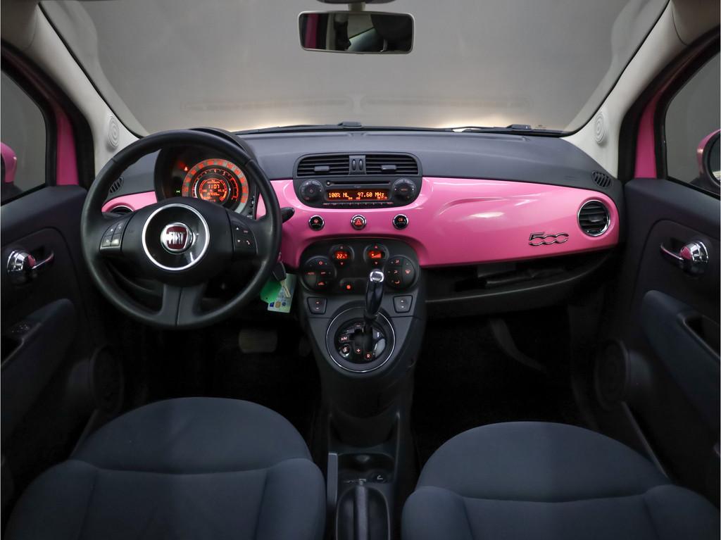 Fiat 500 1.2 Rosa | Automaat | Opendak (bj 2011), Auto's, Euro 5, Stof, Gebruikt, Origineel Nederlands