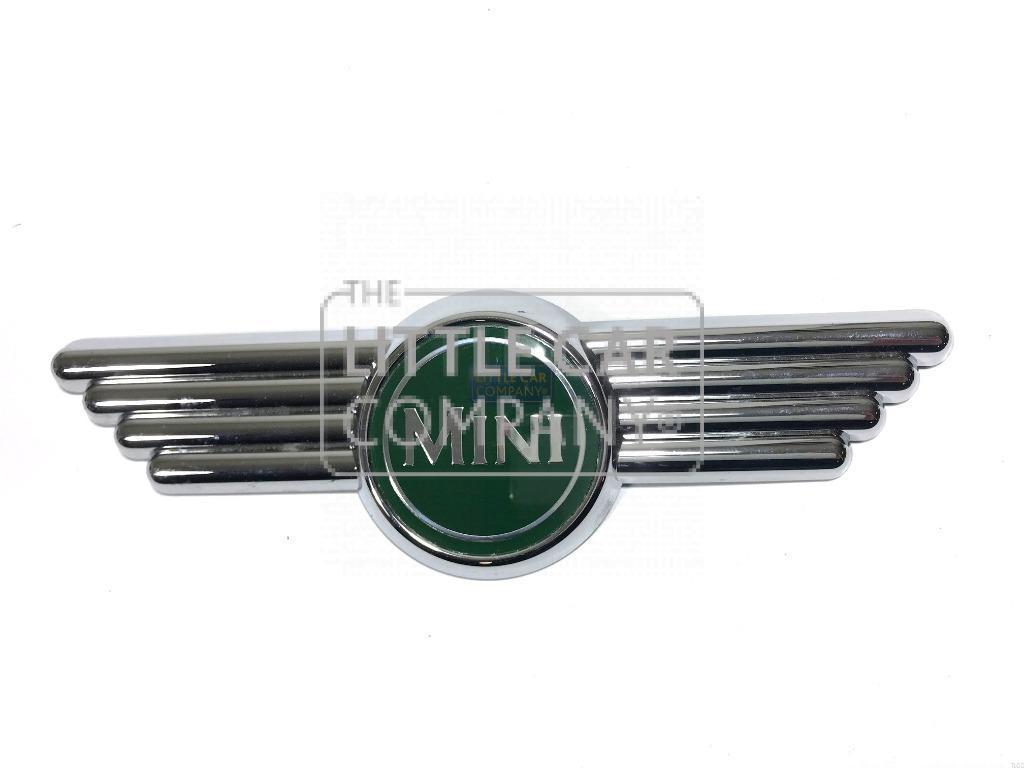 CLASSIC MINI COOPER EMBLEEM / WING BADGE GROEN ALS ORIGINEEL, Ophalen of Verzenden