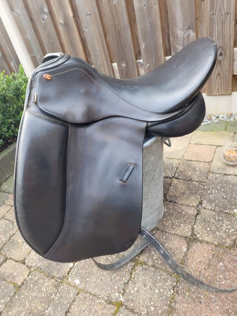 Jc dressuur zadel 18 inch medium boom, Ophalen of Verzenden, Gebruikt, Dressuur