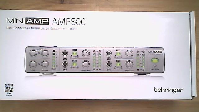 Behringer Mini AMP800, Ophalen of Verzenden, Nieuw, Minder dan 500 watt, Overige typen
