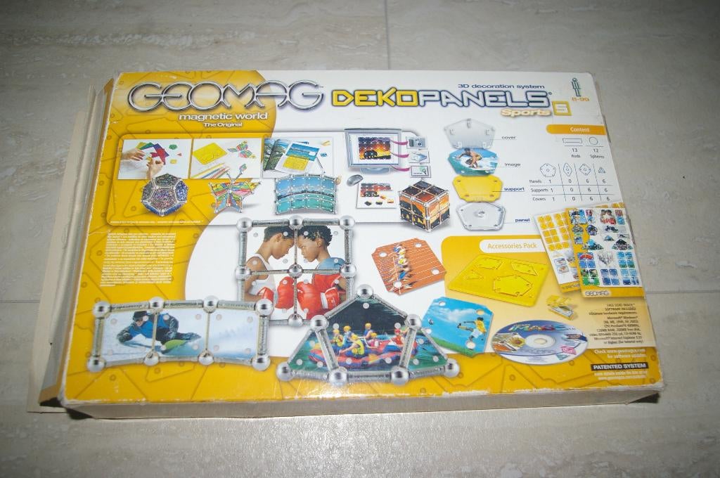 GEOMAS magnetic world The Original 3D decoration system, Kinderen en Baby's, Speelgoed | Educatief en Creatief, Ophalen of Verzenden