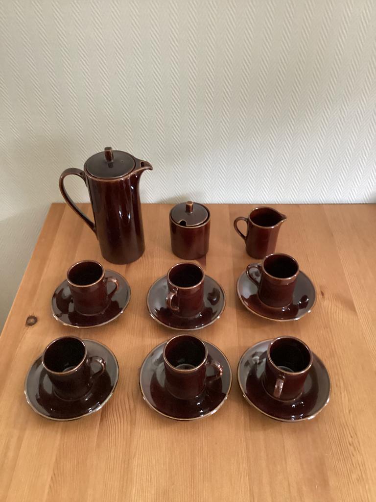 Mooi koffie servies van Royal Spinx Pierre Dams, Ophalen