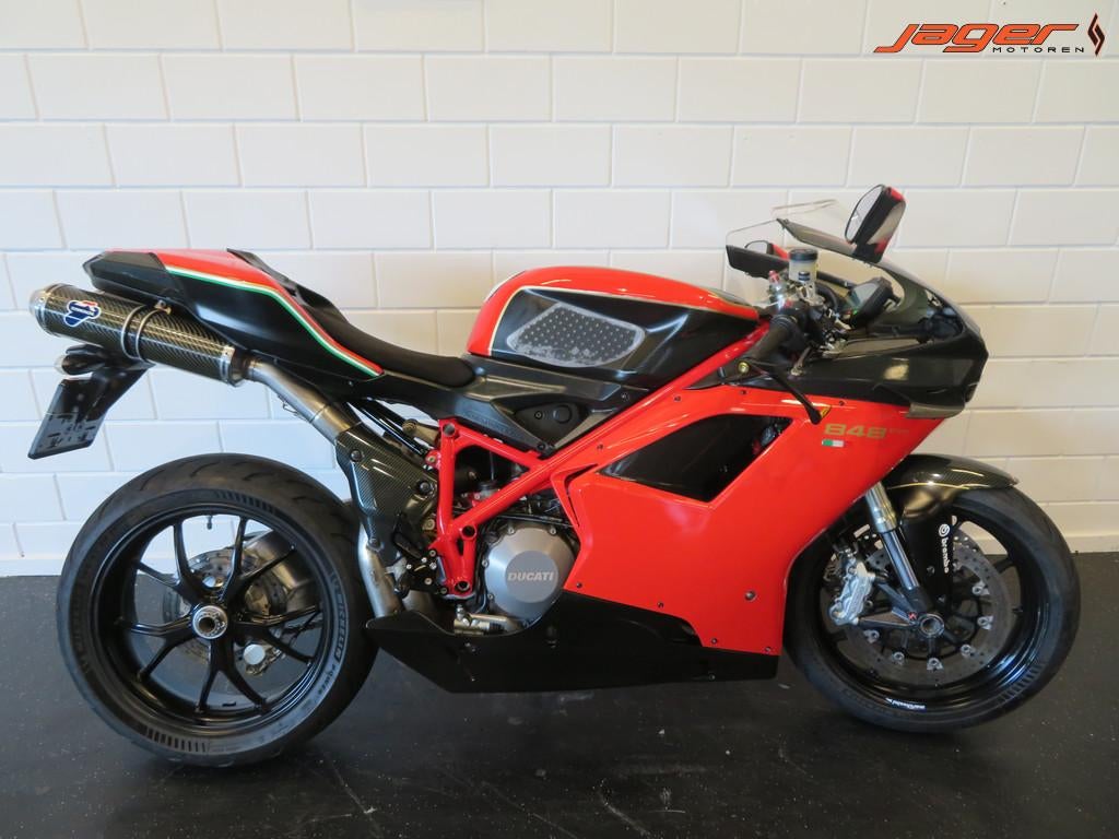 Ducati 848 EVO EDITION TERMIGNONI TOP! (bj 2008), Motoren, Super Sport, 848 cc, Bedrijf