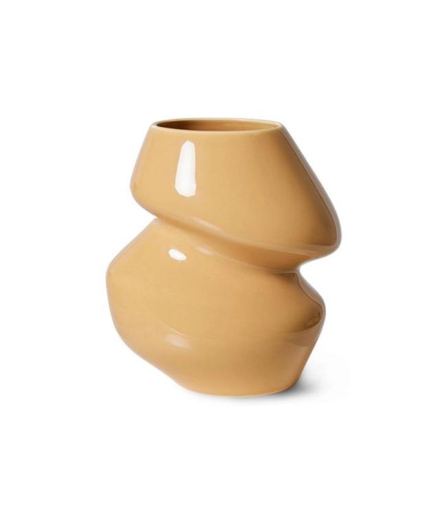 Vaas HKliving, Overige kleuren, Aardewerk of Porselein, Ophalen of Verzenden, Zo goed als nieuw