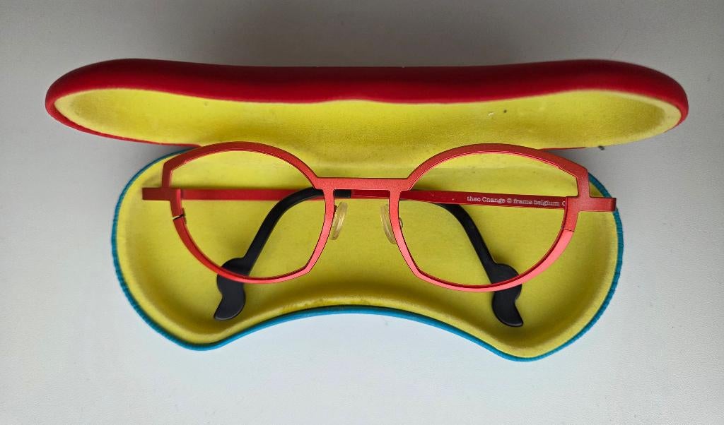 bril merk Theo, Sieraden, Tassen en Uiterlijk, Zonnebrillen en Brillen | Dames, Overige merken, Gebruikt, Ophalen of Verzenden