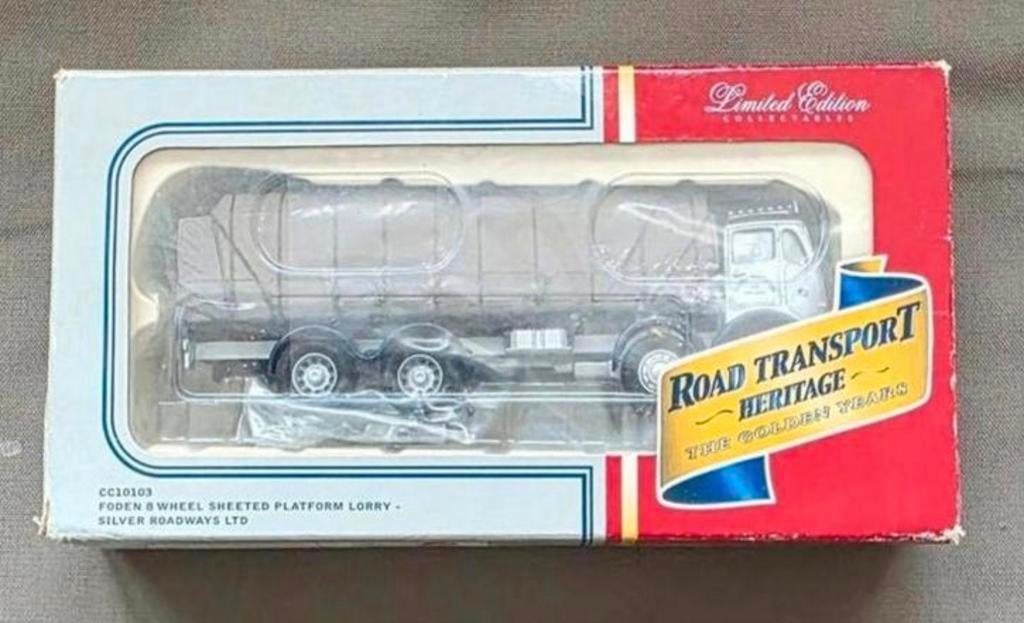 Corgi CC10103 Foden 8 Wheel Sheeted Platform Lorry, Ophalen of Verzenden, Bus of Vrachtwagen, Corgi