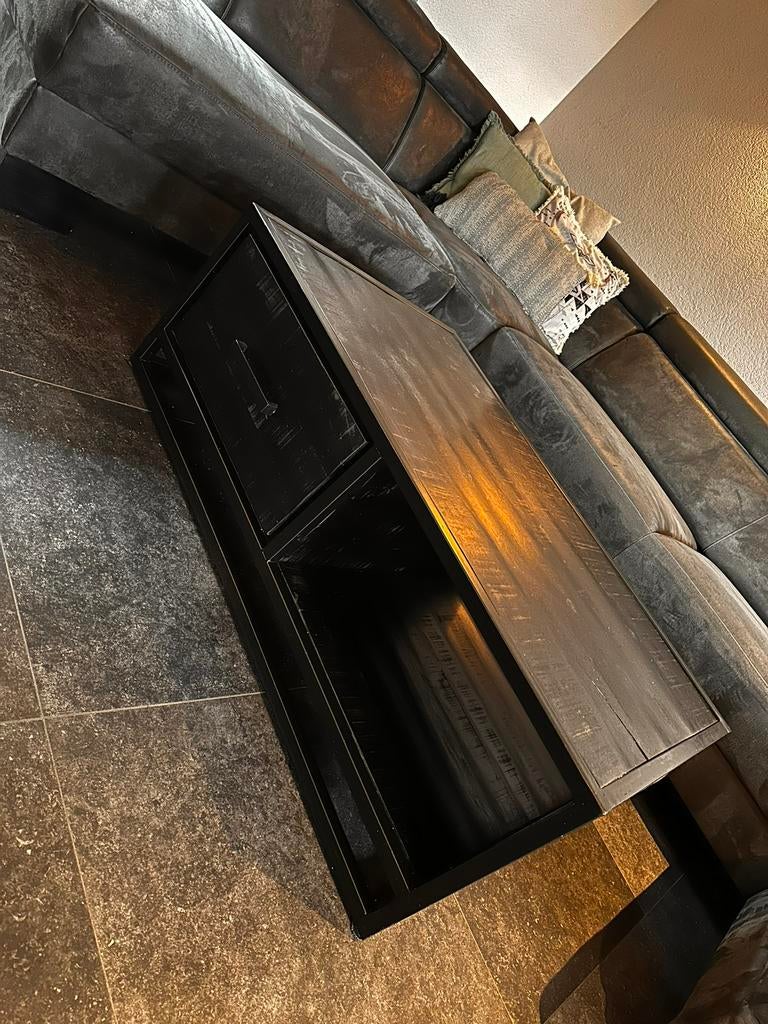 Salontafel hout, Ophalen, 100 tot 150 cm, 50 tot 100 cm, Zo goed als nieuw