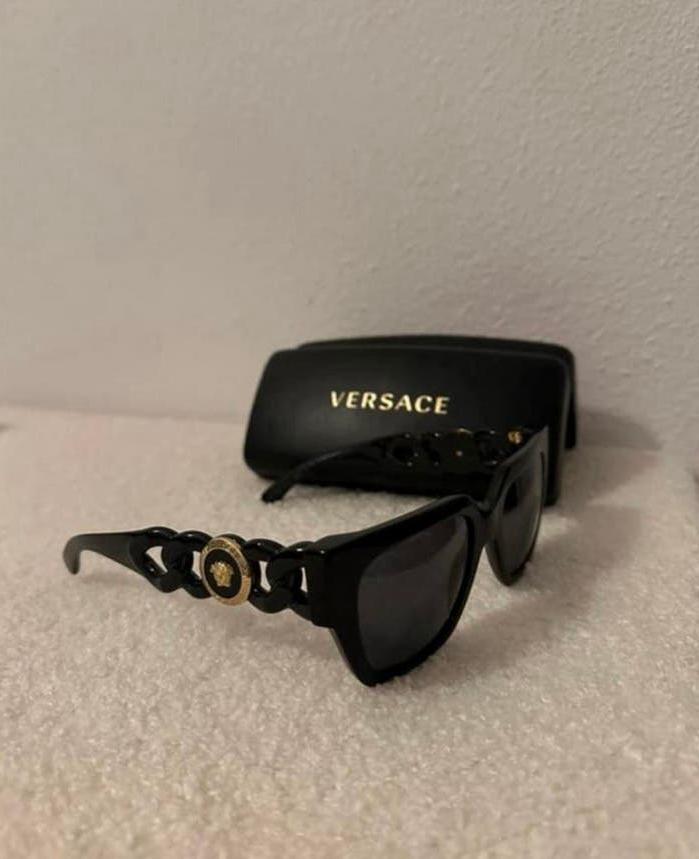 Versace Zonnebril met Medusa-detail en kettingdesign, Sieraden, Tassen en Uiterlijk, Zonnebrillen en Brillen | Dames, Ophalen