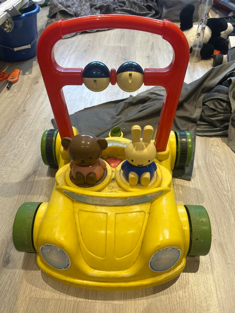 Nijntje loopwagen met knuffels, Ophalen of Verzenden, Gebruikt, Duwvoertuig