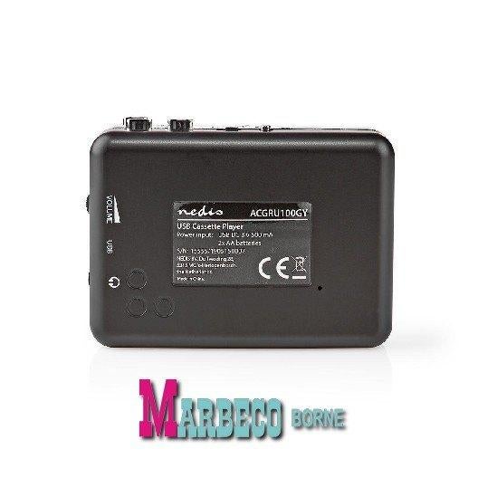 Cassette-MP3 converter, Cassetteband to MP3 omvormer, Nedis, Nieuw, Info@marbeco.nl, Ophalen of Verzenden